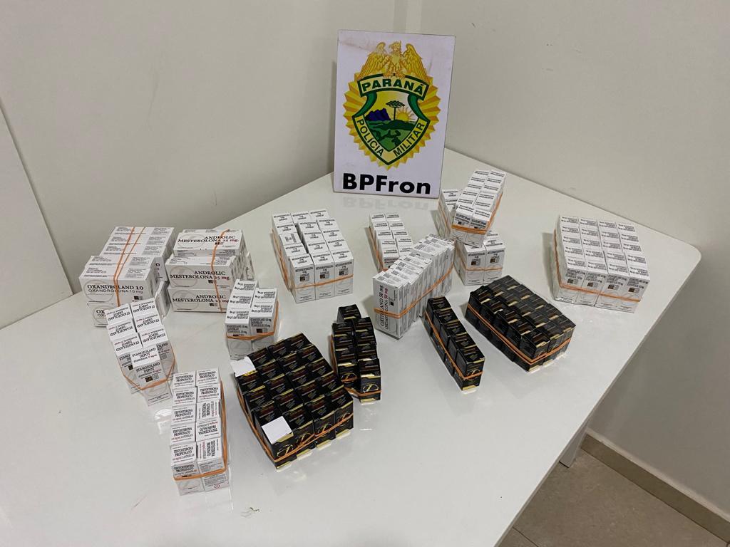 Equipes do BPFron prendem uruguaio transportando analabolizantes.