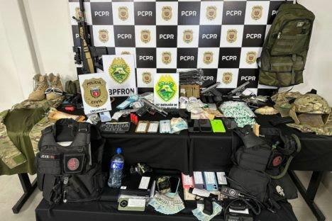 PCPR e PMPR prendem oito pessoas ligadas a diversos crimes na região de Umuarama
