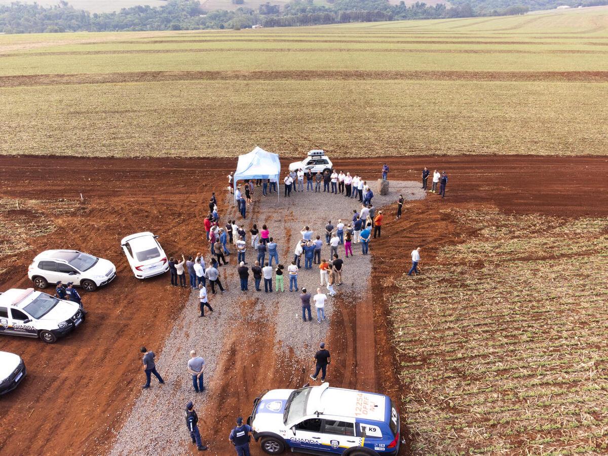 Ato marca o lançamento da pedra fundamental do Lote Social