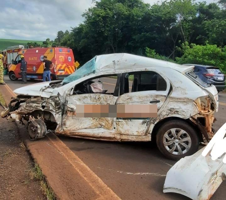 Empresa nova-santa-rosense esclarece que motorista não foi detido após acidente na PR-182