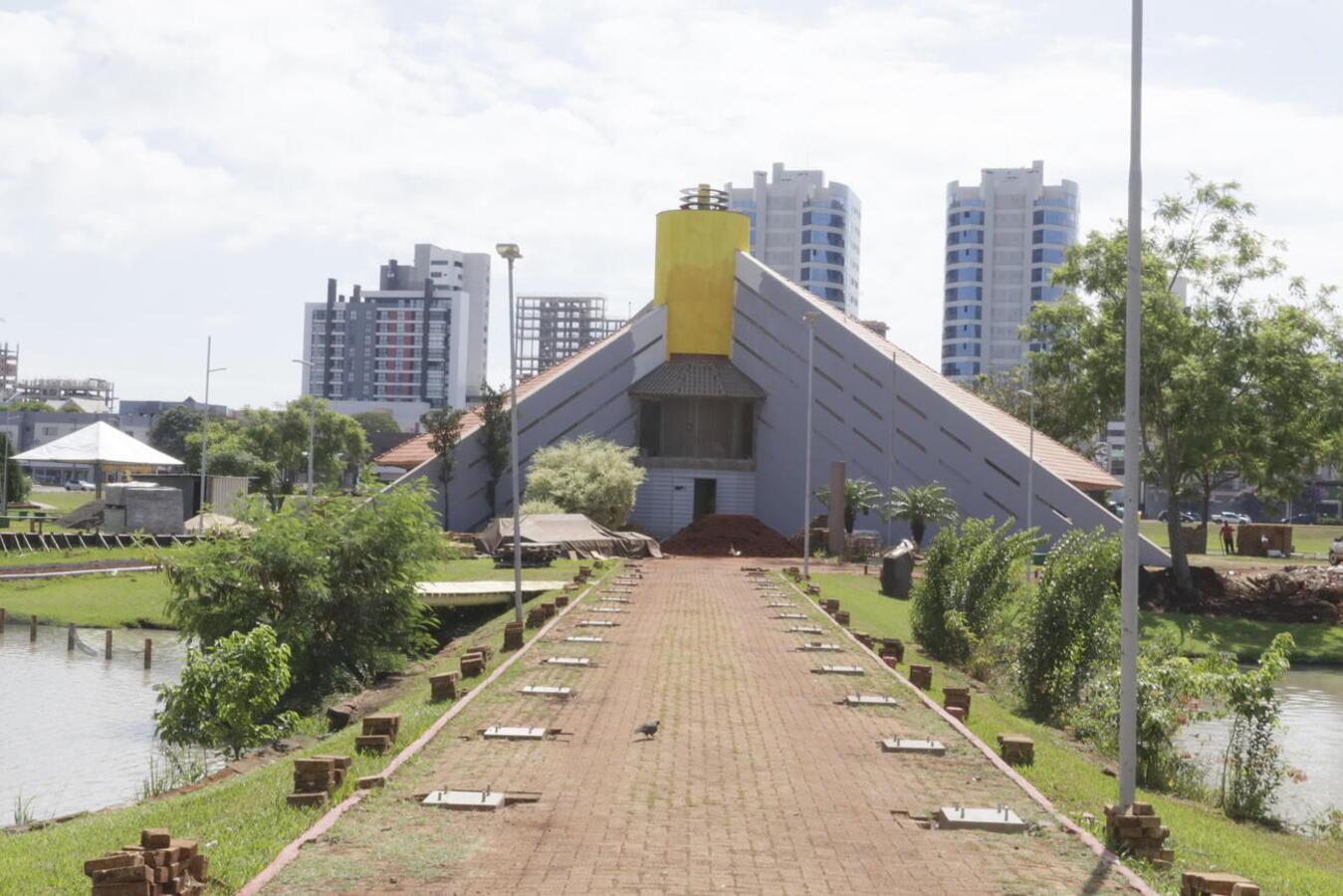 Cartão postal: revitalização da Usina do Conhecimento começa a ganhar forma