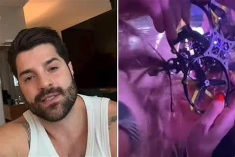 Drone fica preso em cabelo de fã durante show de Alok em Florianópolis