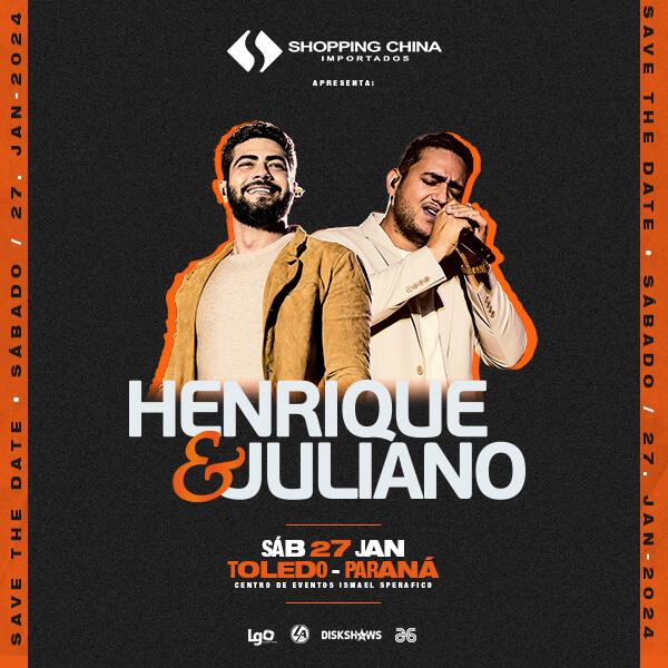 Henrique e Juliano em Toledo