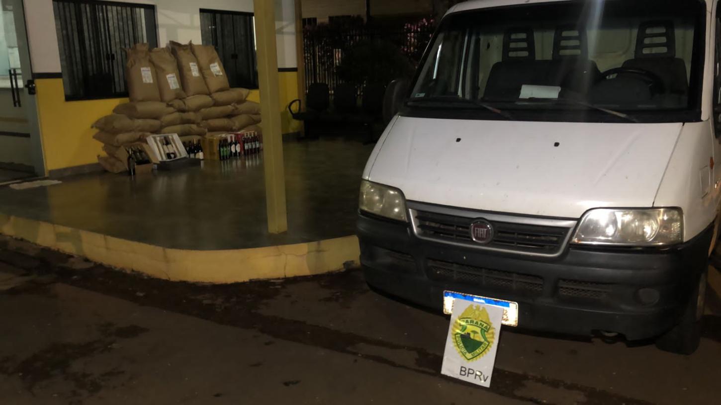 Veiculo com mais de 500 quilos de leite em pó é apreendida na PR 180 em Nova Aurora