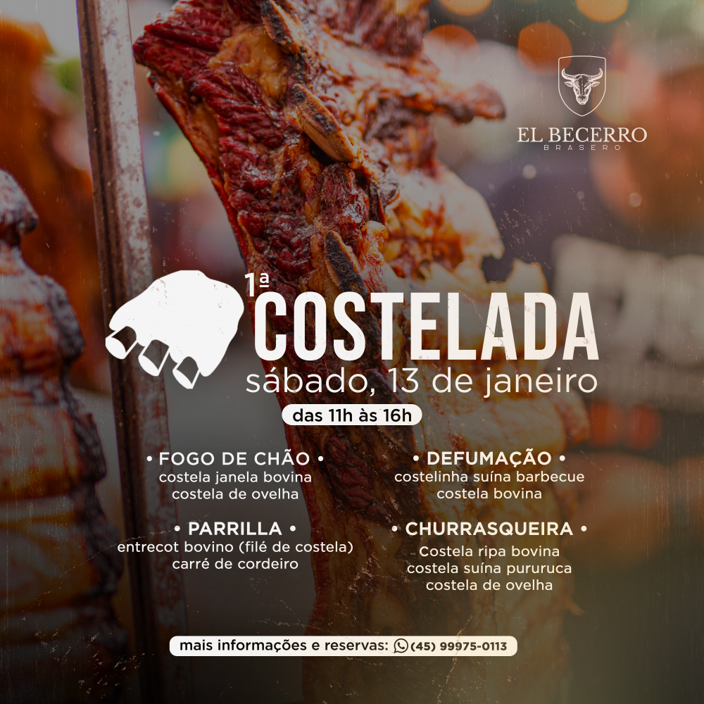 Vem ai 1ª COSTELADA do El Becerro Brasero