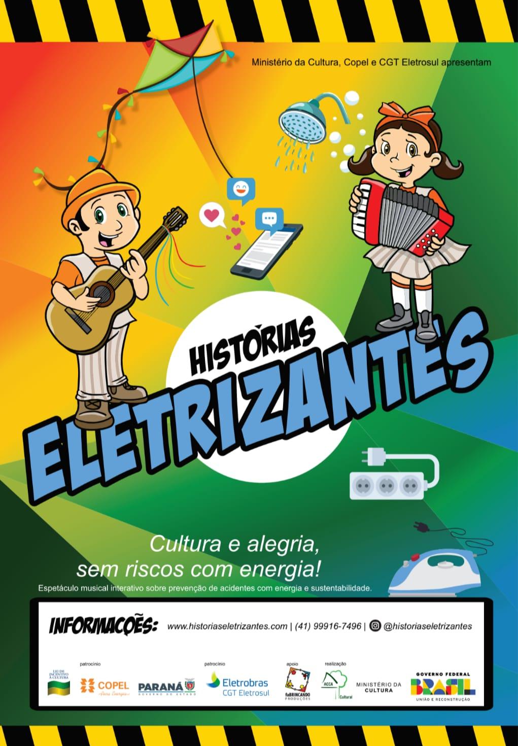 Toledo recebe apresentações do espetáculo Histórias Eletrizantes