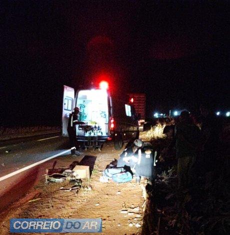 Ciclista morre em acidente com caminhão na PR-182 em Palotina