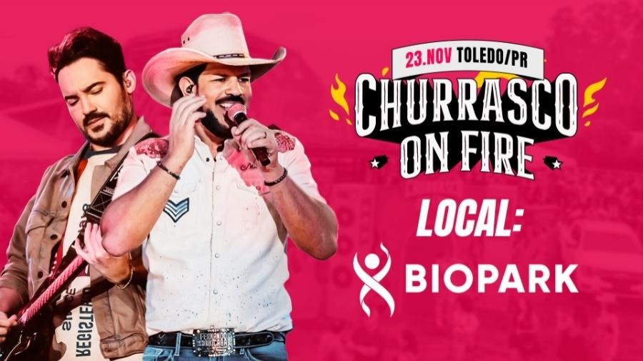 Aberta venda de ingressos para o Churrasco On Fire em Toledo! Compre o seu ingresso aqui