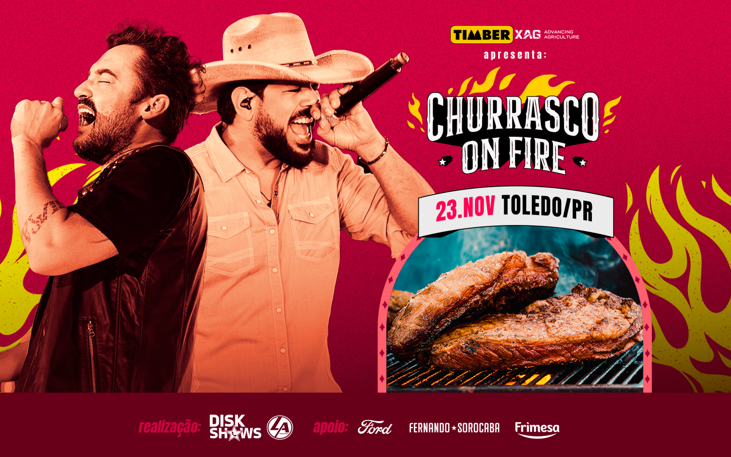 Prepare-se para o maior evento gastronômico do Brasil: o Churrasco On Fire chega a Toledo!
