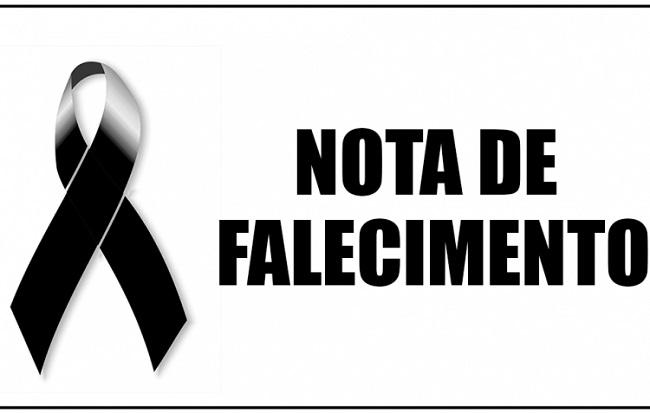 NOTA DE FALECIMENTO - FUNERARIA CRISTO REI E SISTEMA PAX CRISTO REI