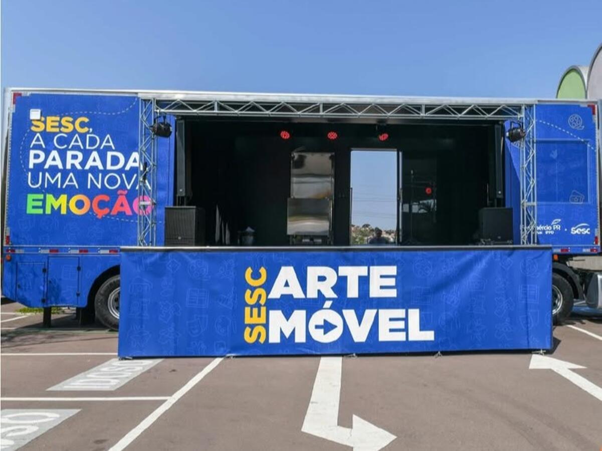 “Arte Móvel” do Sesc Paraná chega a Toledo dia 18 de janeiro