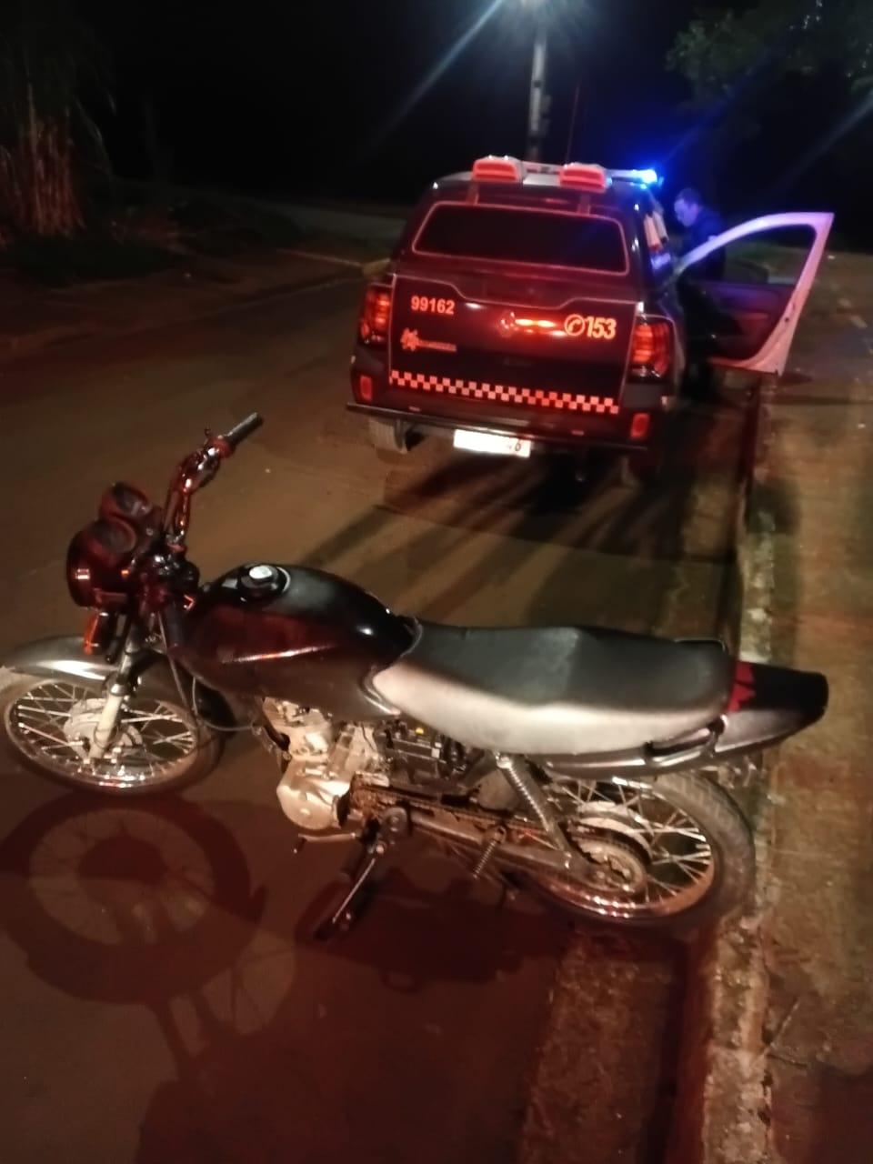 Polícia Municipal recupera motocicleta furtada durante patrulhamento de rotina