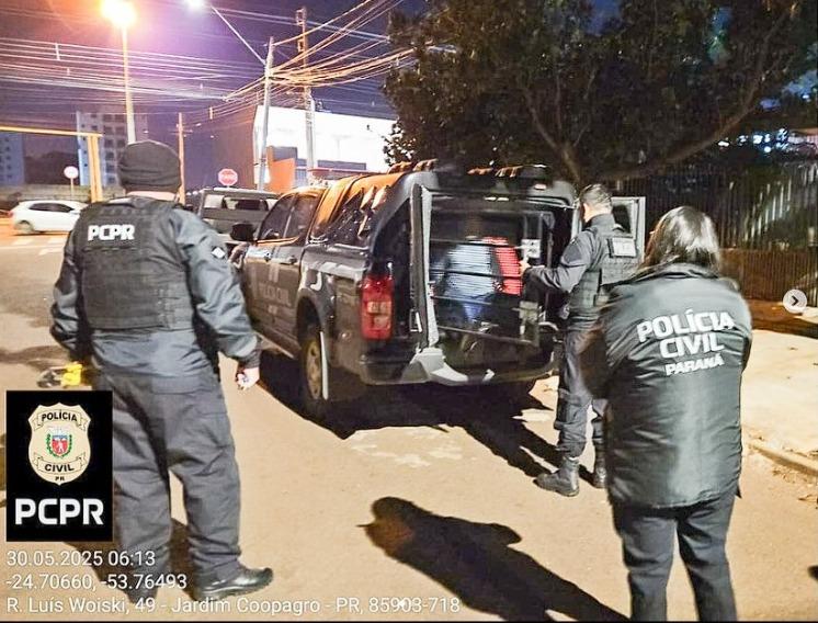 Indivíduo é preso em Toledo, acusado de estupro de vulnerável contra filha e enteada