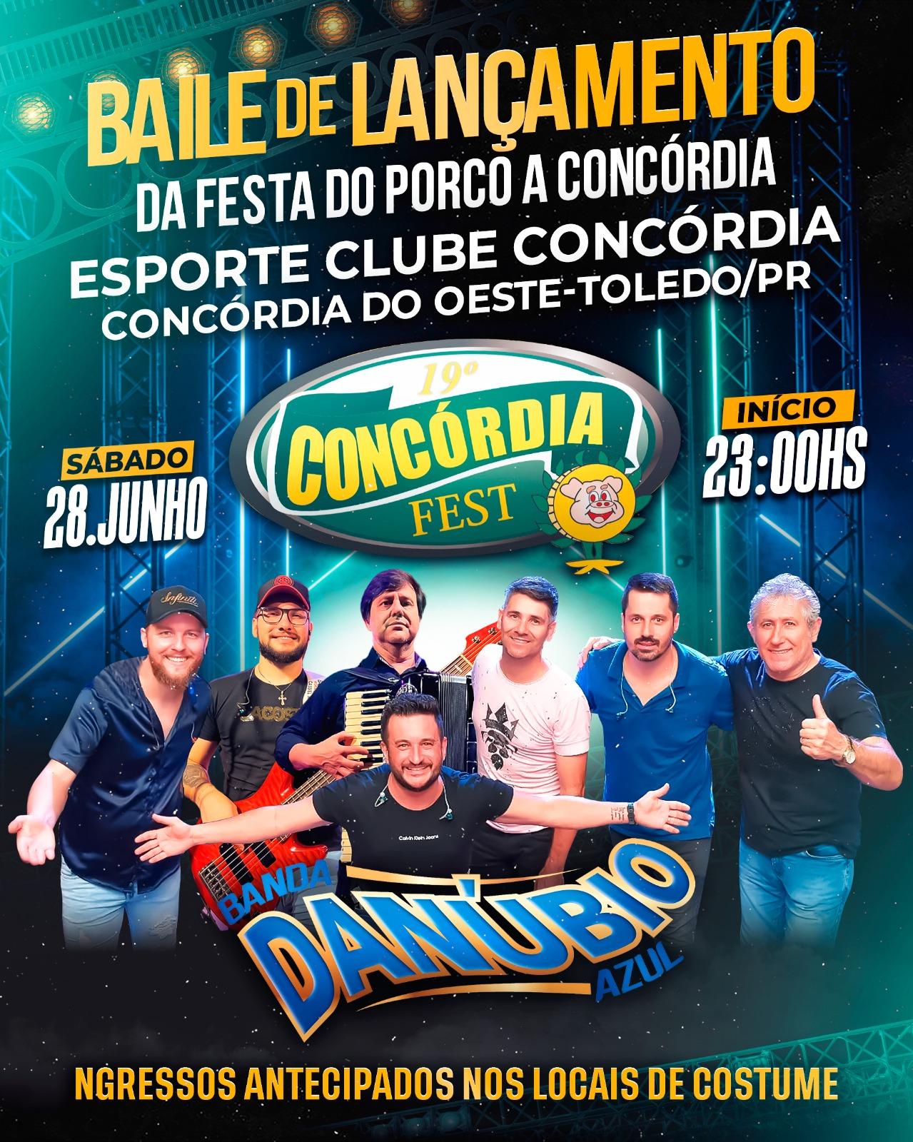 BAILE DE LANÇAMENTO DA FESTA DO PORCO A CONCÓRDIA 