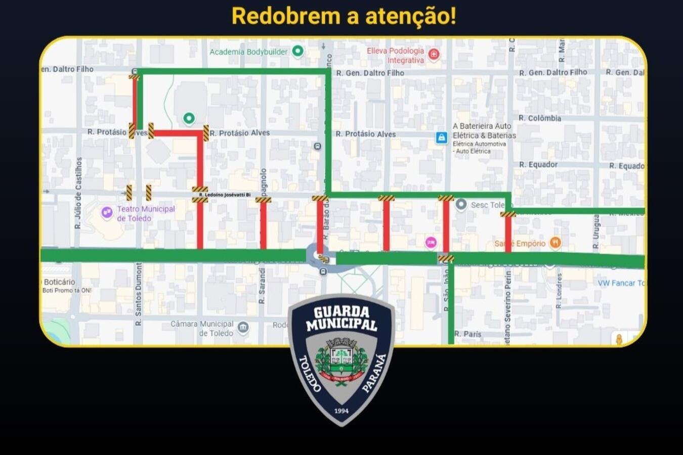 Carreata de São Cristóvão interdita ruas de Toledo neste domingo (20)
