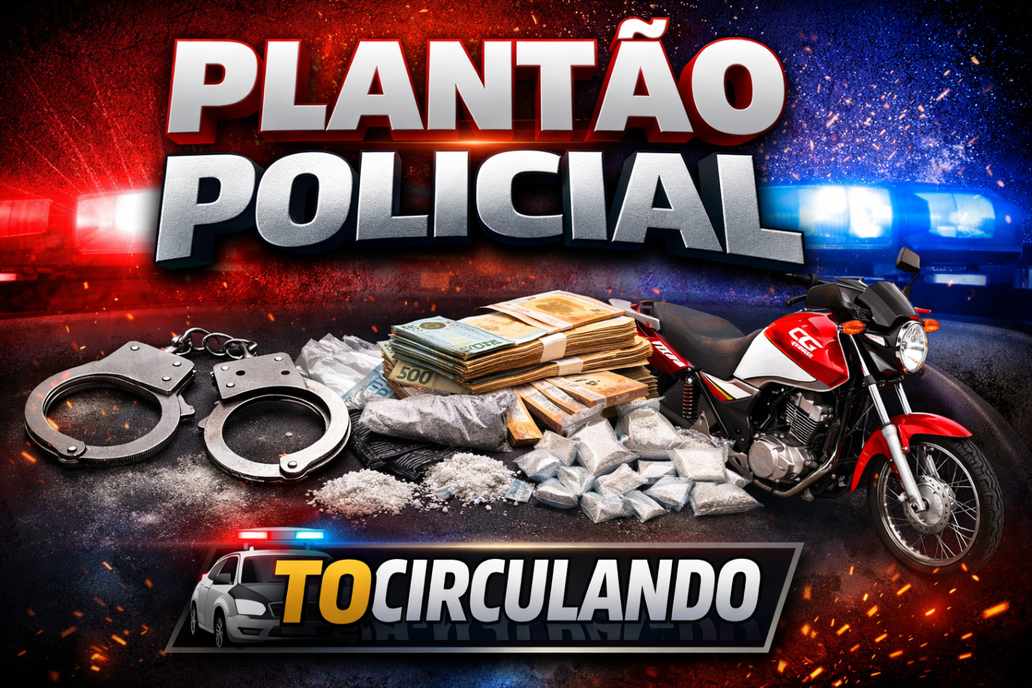 Fuga chama atenção da rotam e drogas são apreendidas em abordagem noturna
