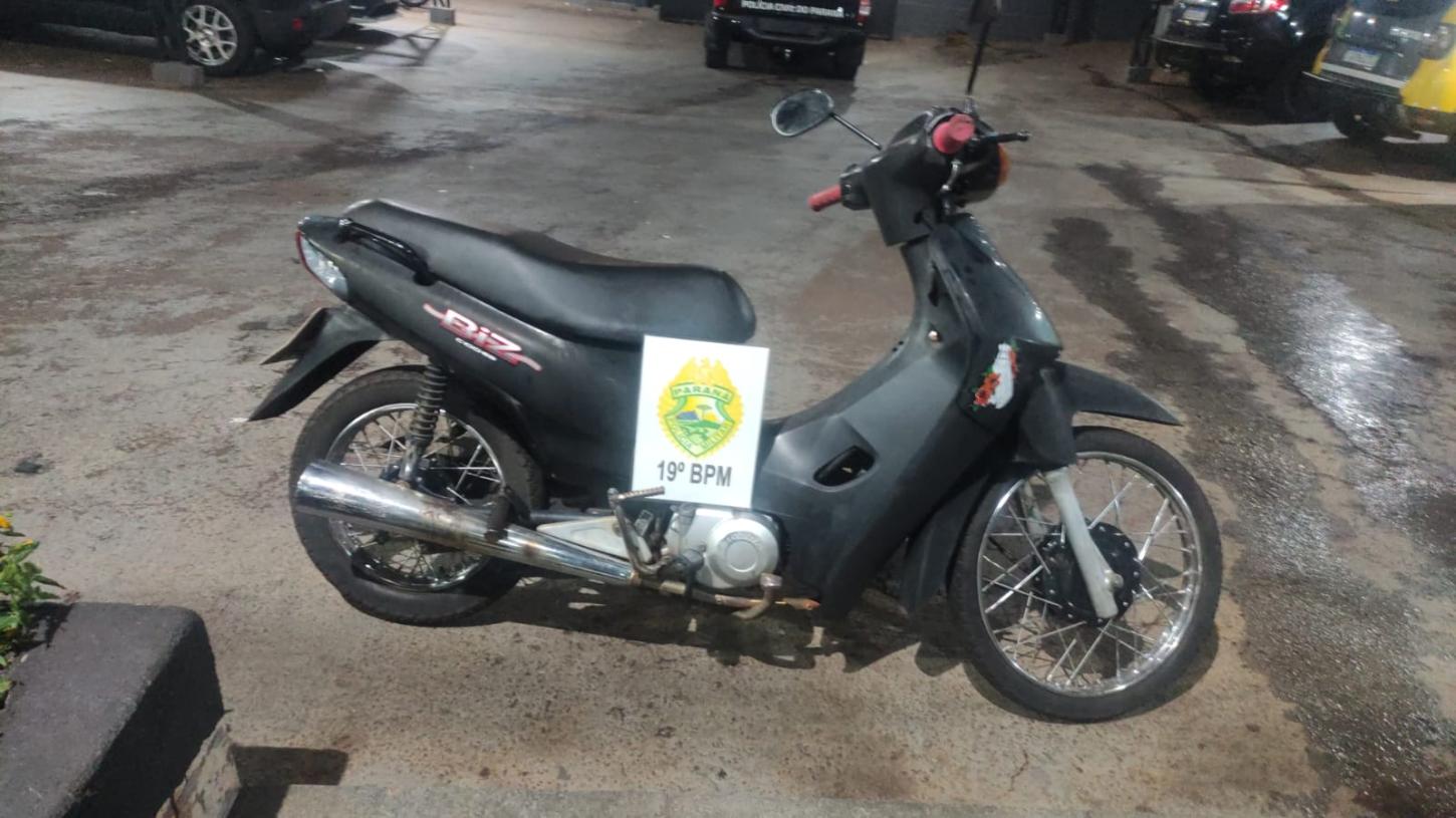 Moto furtada é recuperada no Jd. Maracanã em Toledo