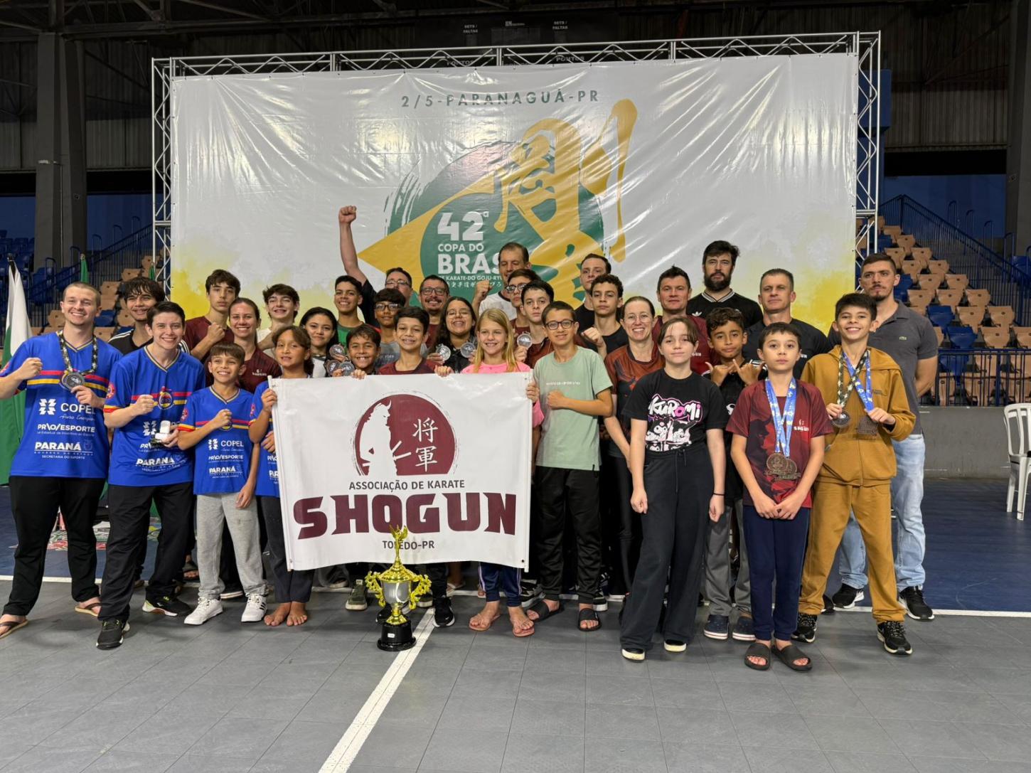 Toledo sobe ao pódio nacional e entra para a elite do karate brasileiro