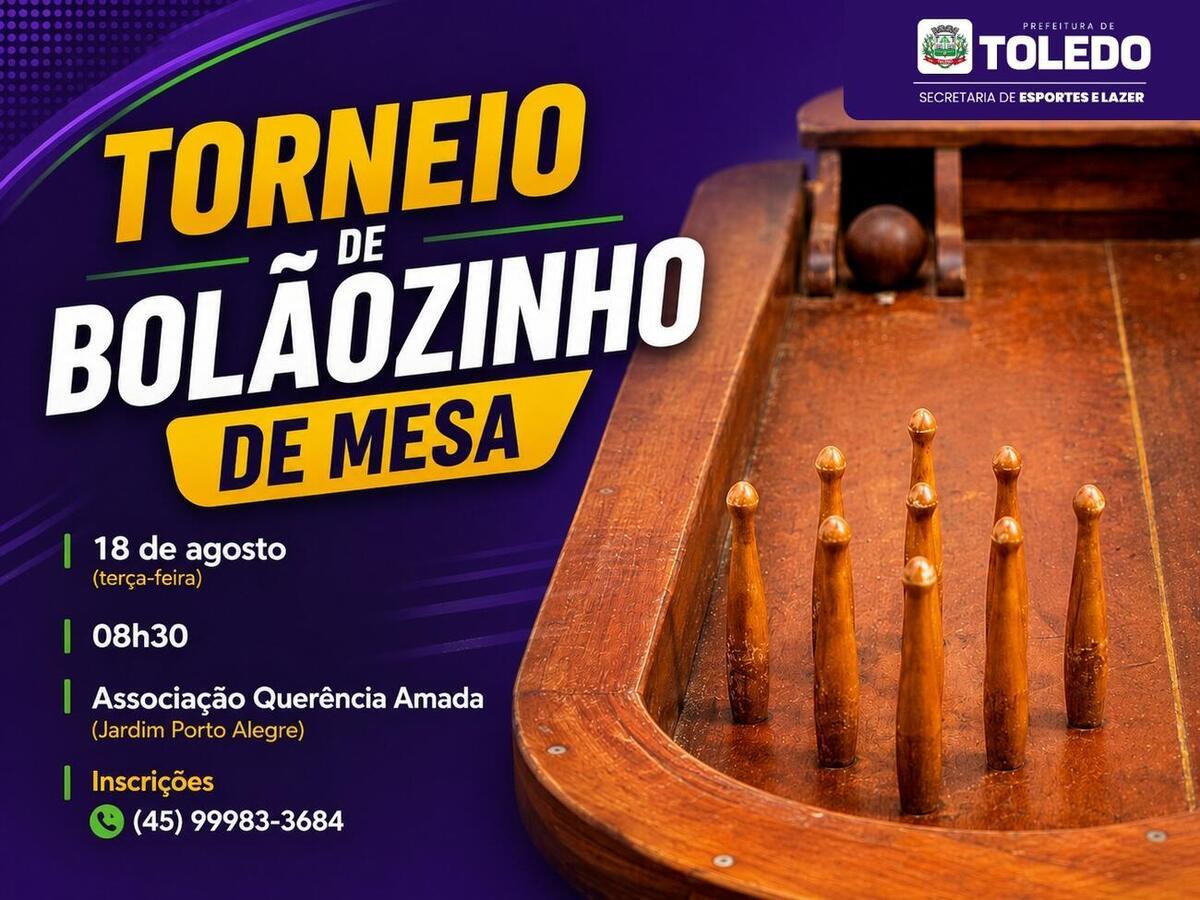 Secretaria de Esportes e Lazer promove Torneio de Bolãozinho de Mesa 60+