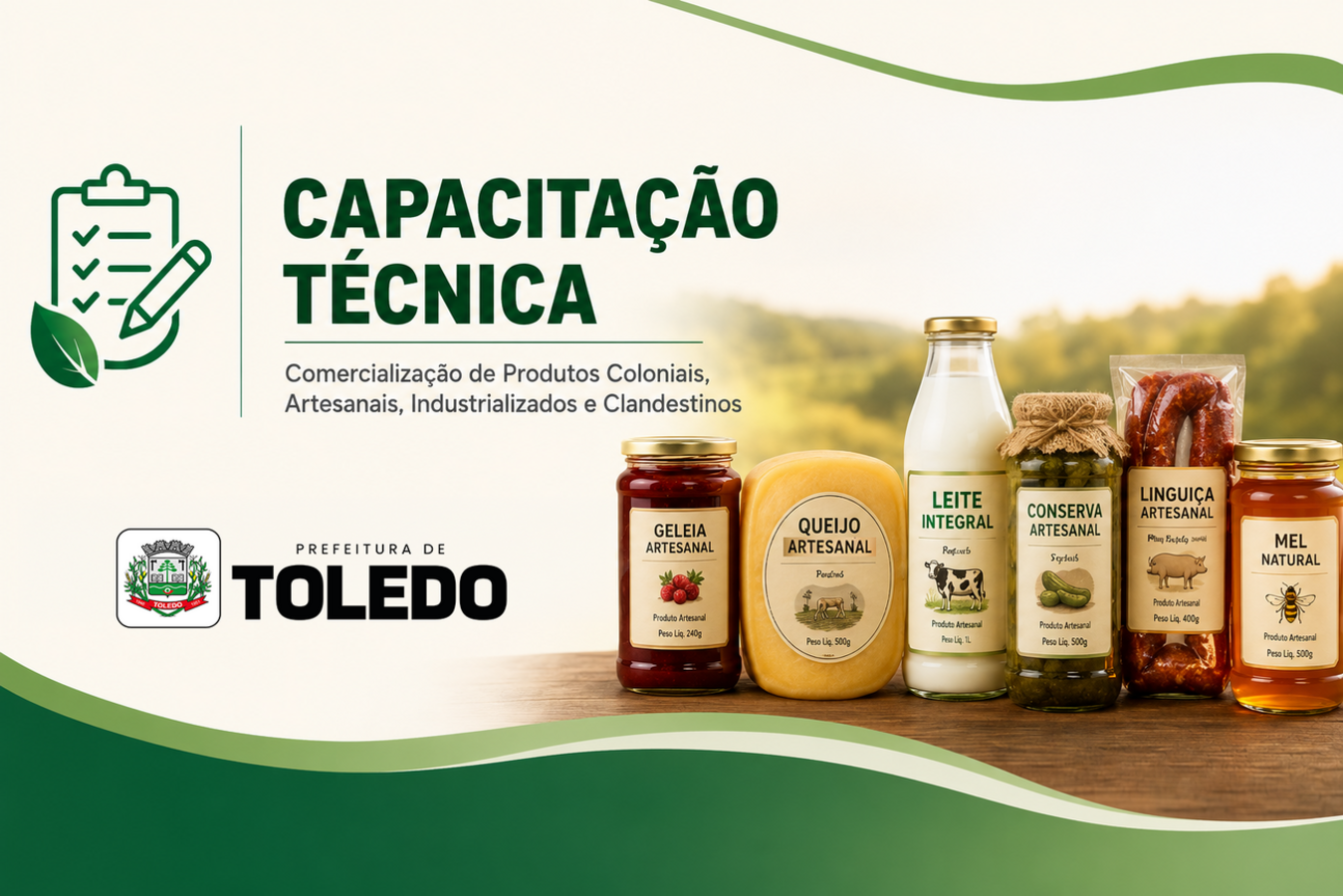 Toledo promove capacitação técnica em comercialização de produtos