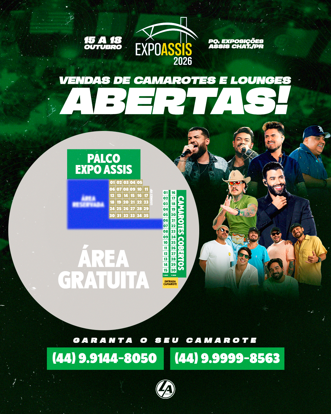 Expo Assis 2026 abre vendas de camarotes e lounges