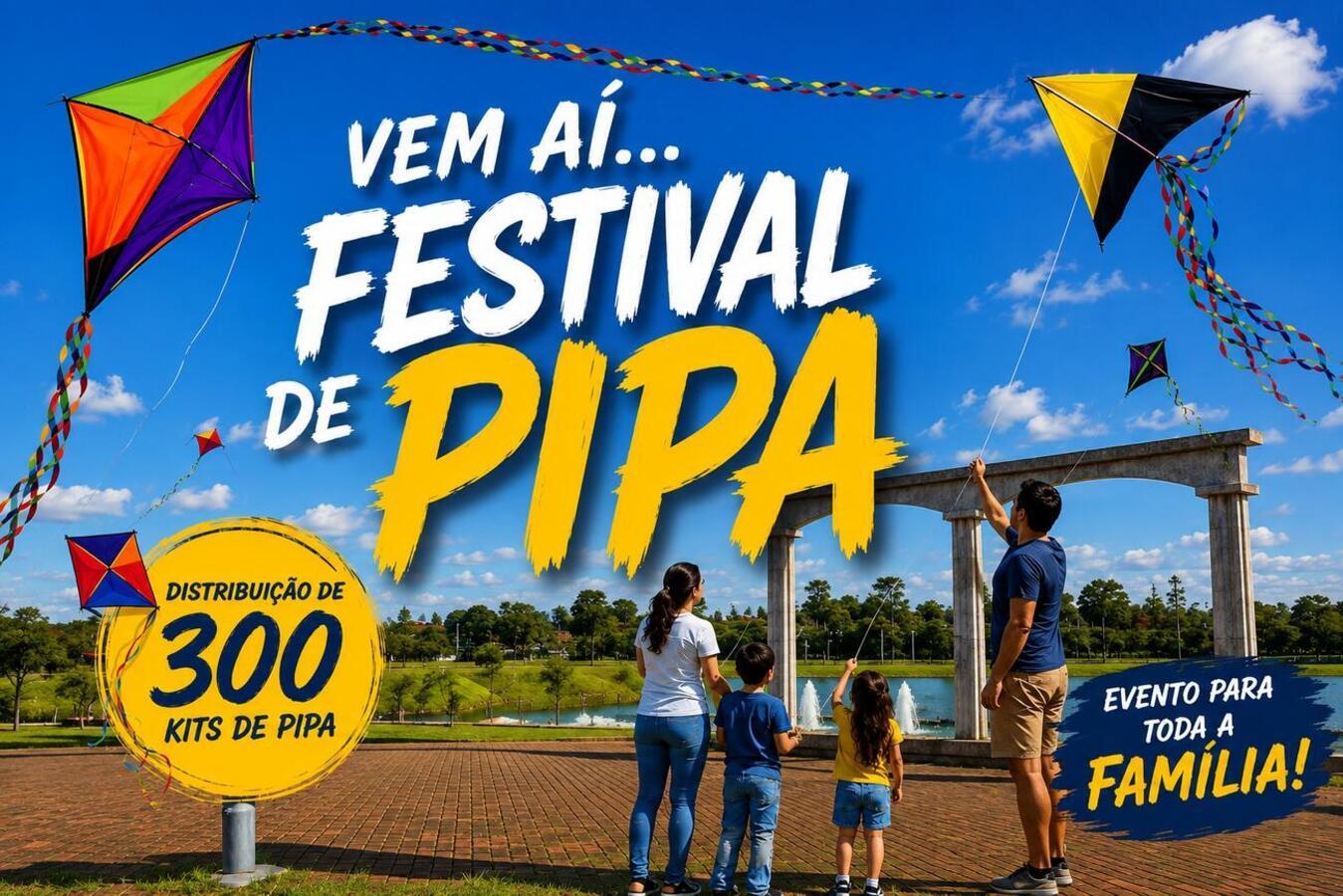 Festival de Pipa vai colorir o céu de Toledo com diversão para toda a família