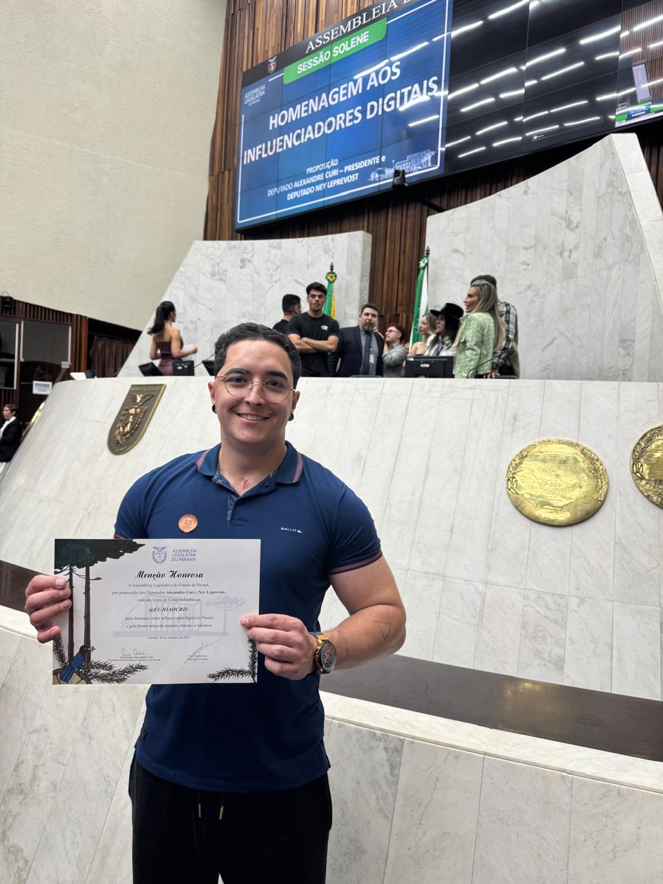 João Cris é candidato a deputado estadual pelo Paraná
