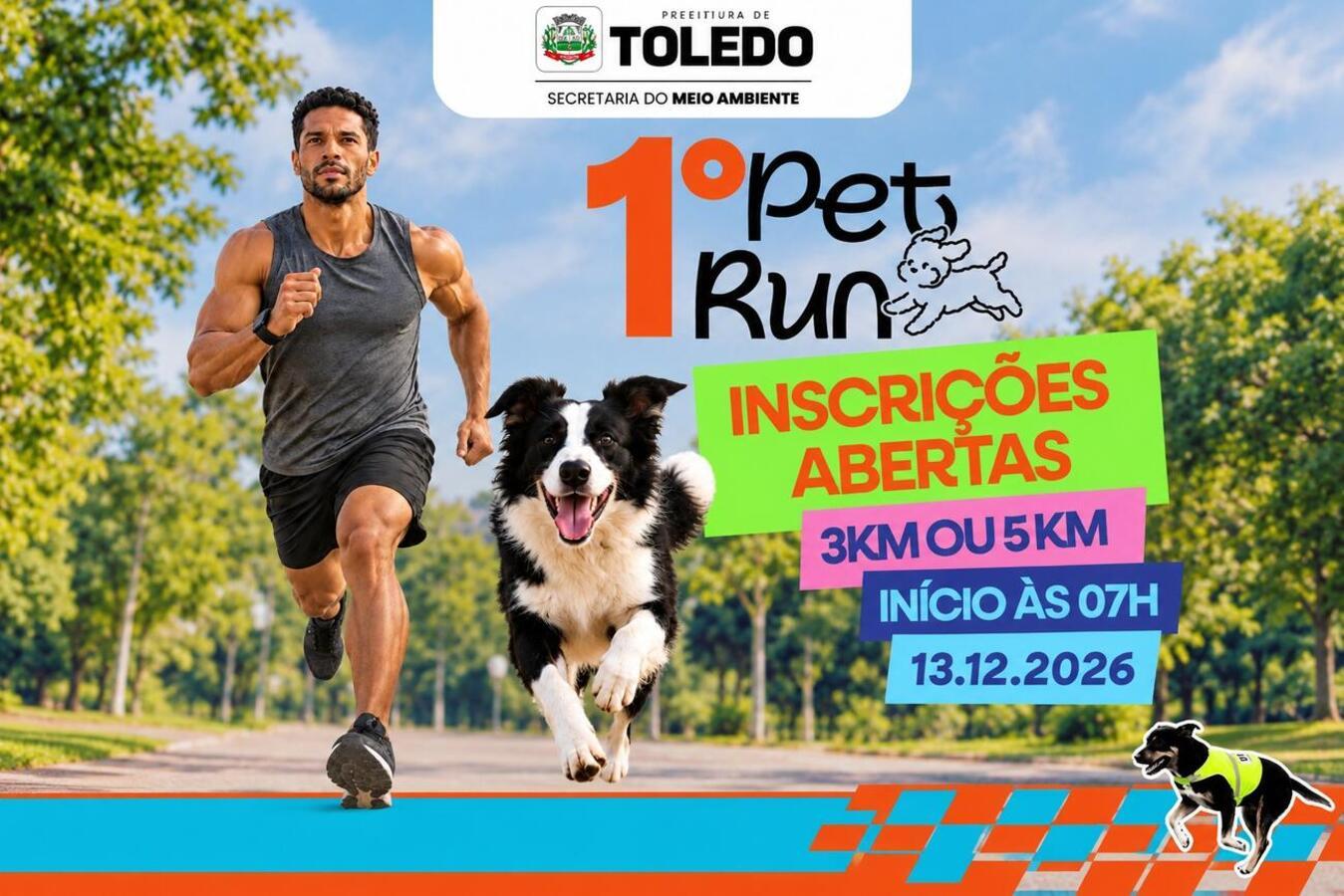 1º Pet Run: cãominhada movimentará cães e tutores no Diva Paim Barth