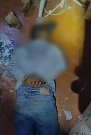 Homem é detido após ser encontrado escondido em residência abandonada com botijões furtados em Toledo