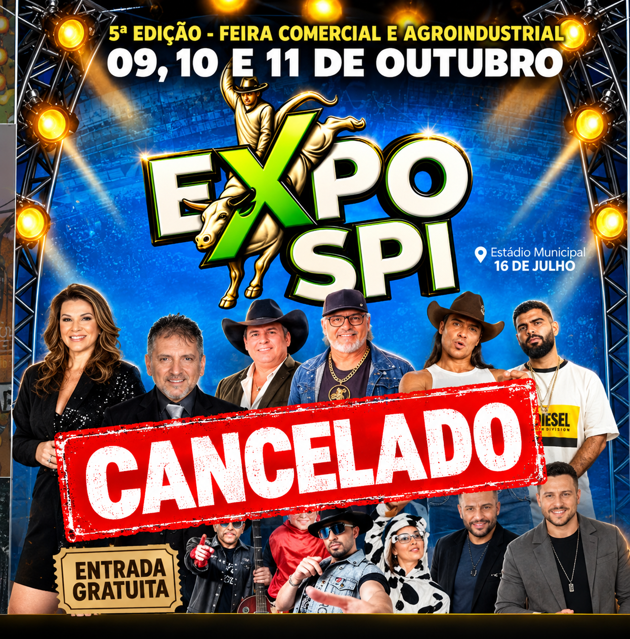 Expospi é cancelada em São Pedro do Iguaçu