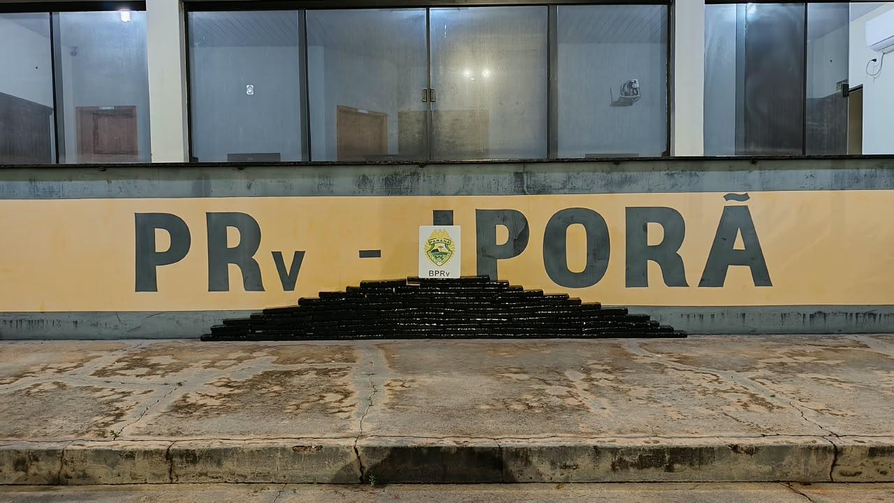 IPORÃ: ROTAM apreende mais de 60 kg de maconha escondidos em veículo na PR-323