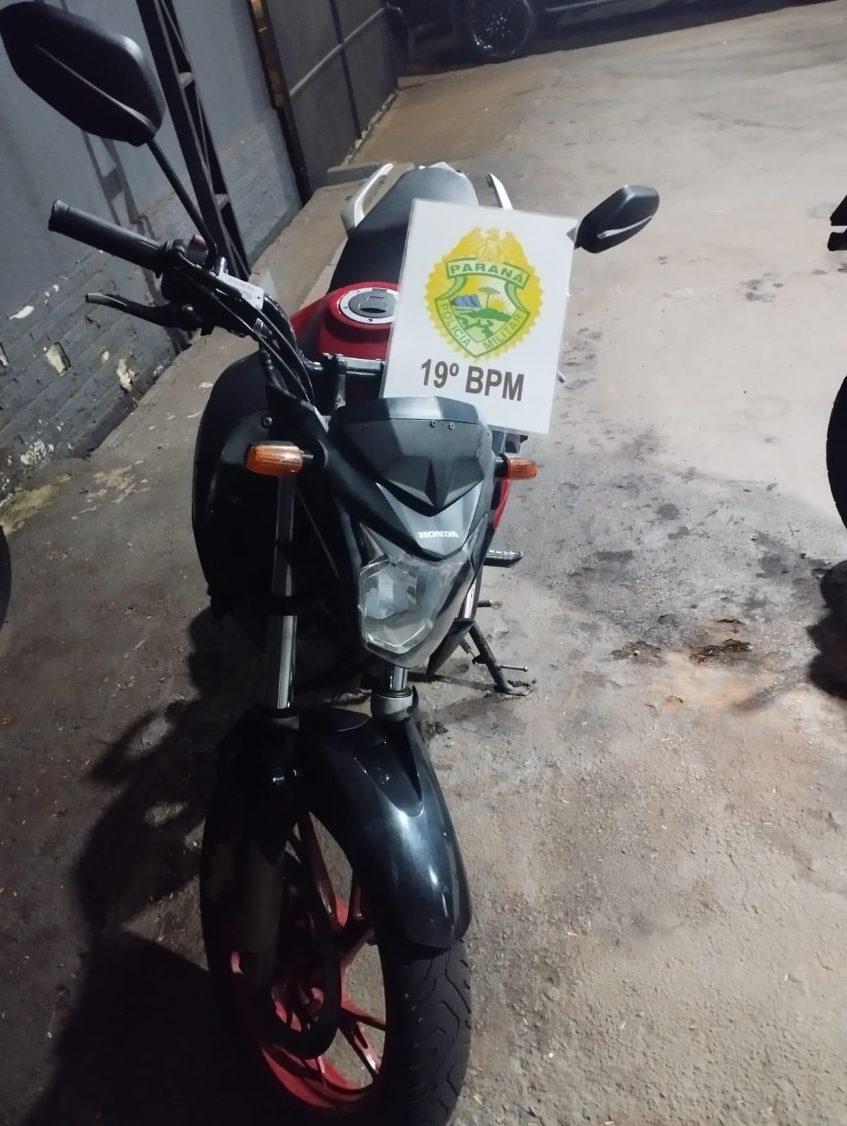 Toledo: Polícia Militar apreende motocicleta com sinais de adulteração