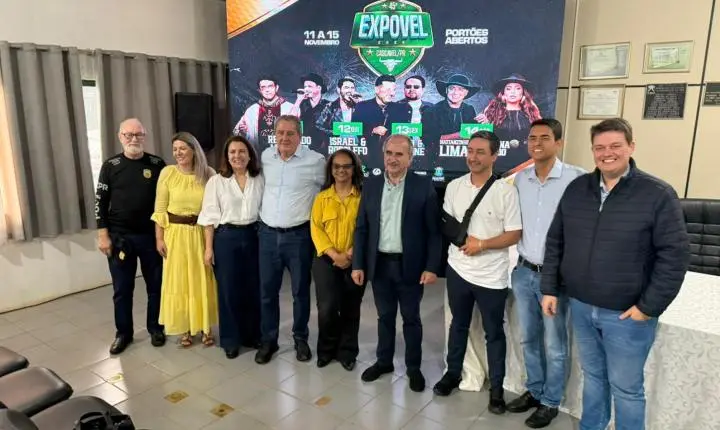 45ª Expovel anuncia grandes atrações nacionais para novembro em Cascavel
