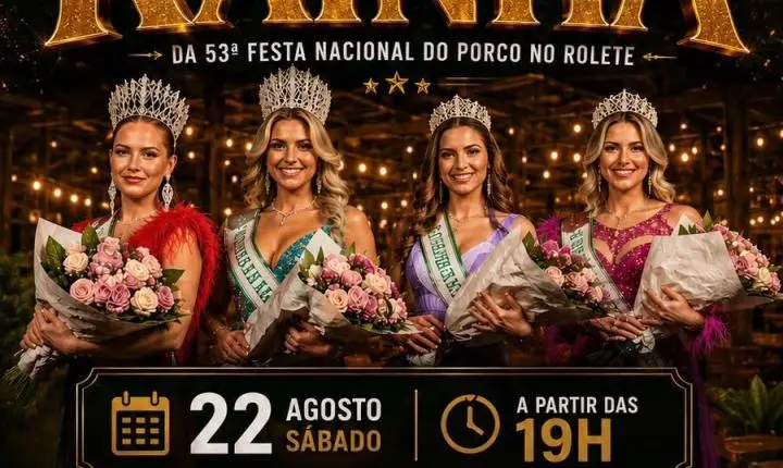 Escolha da Rainha da 53ª Festa Nacional do Porco no Rolete acontece neste sábado em Toledo