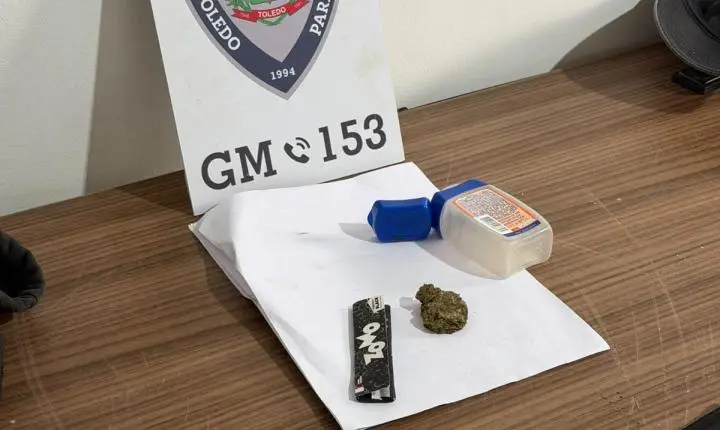 HOMEM É ENCAMINHADO À DELEGACIA APÓS SER ENCONTRADO COM SUBSTÂNCIA ANÁLOGA À MACONHA NA AGÊNCIA DO TRABALHADOR EM TOLEDO