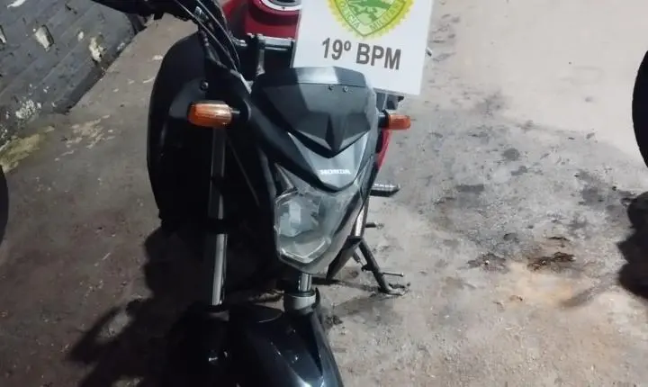 Toledo: Polícia Militar apreende motocicleta com sinais de adulteração