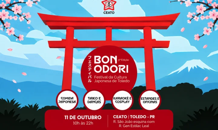Toledo será palco, no próximo dia 11 de outubro, da 5ª edição do Bon Odori